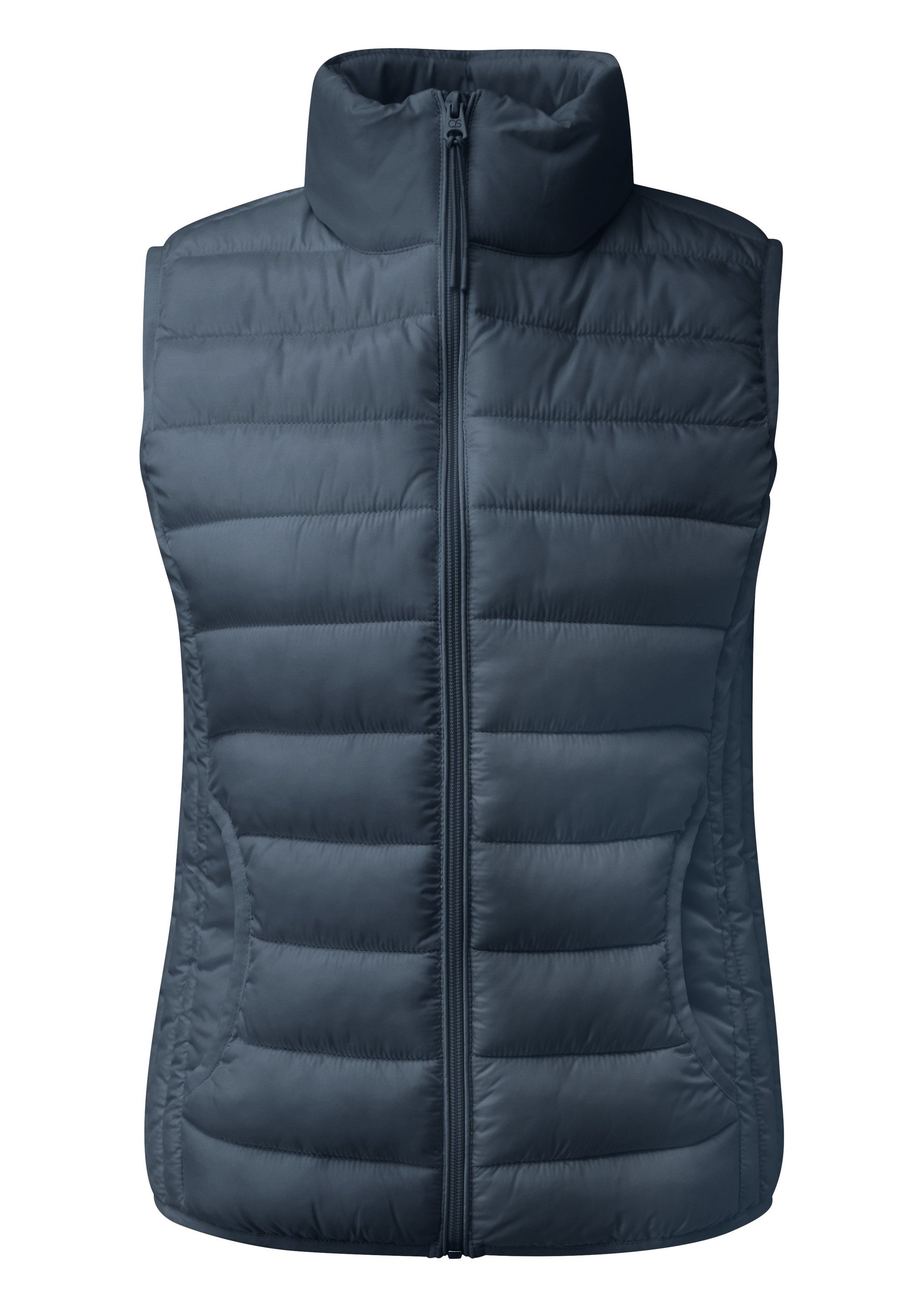 QS Outdoorjacke Outdoor-Weste Steppweste mit Stehkragen