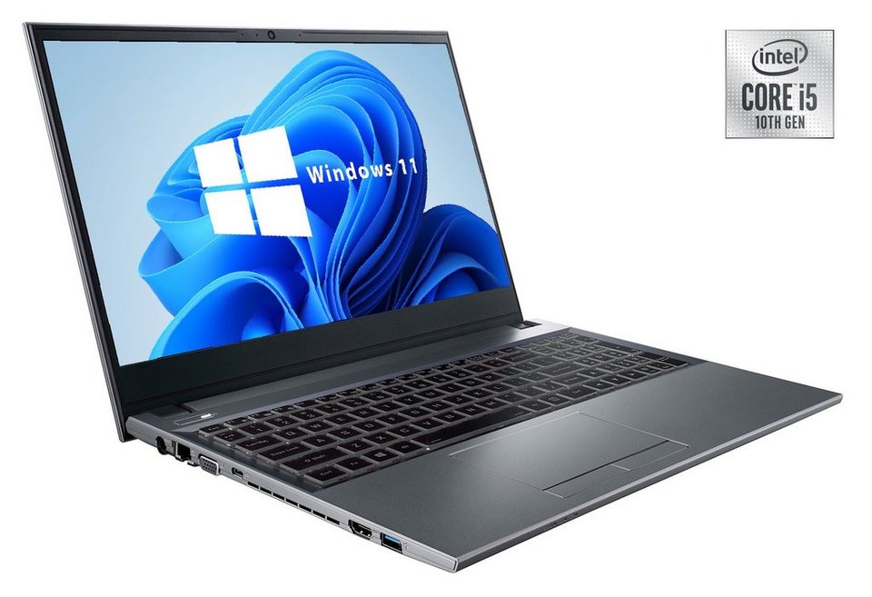Hyrican 1687 Notebook (39,62 cm/15,6 Zoll, Intel Core i5 Intel Core i5- 10210U, UHD Graphics, 480 GB SSD), 15,6 Zoll / 39,62 cm FHD Display