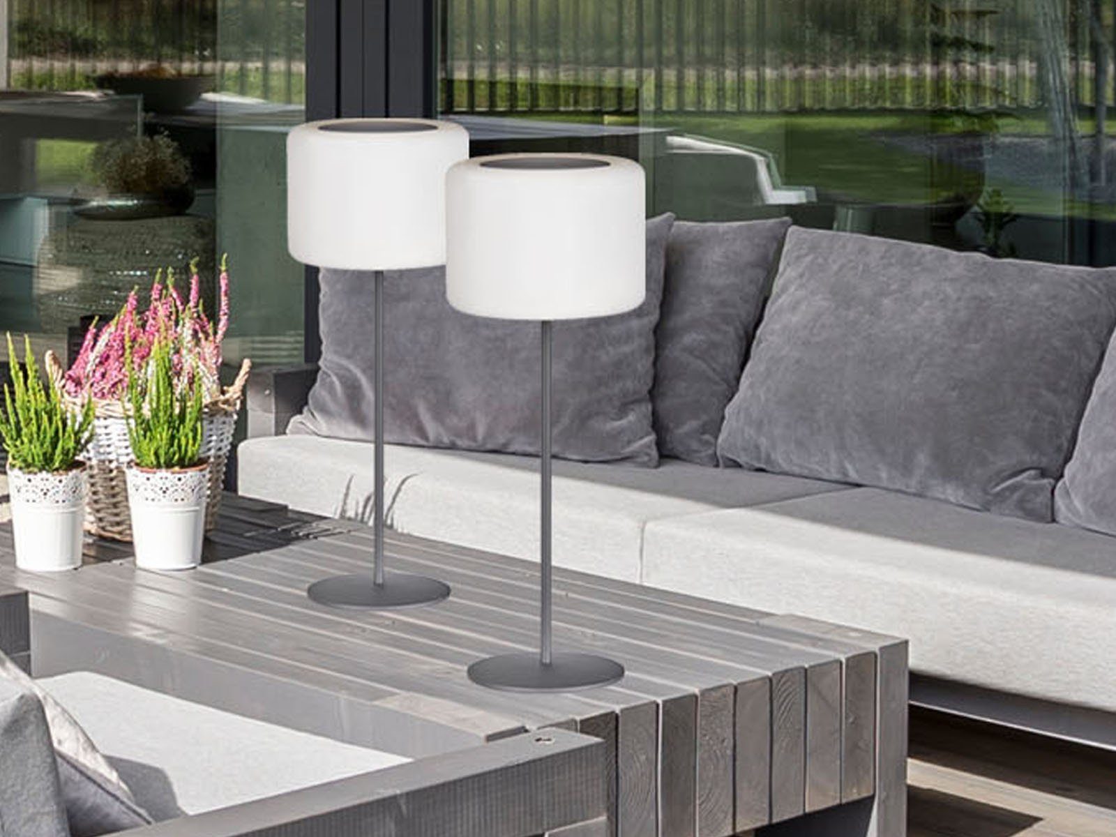 easy! BY FHL LED Außen-Tischleuchte, USB-Ladefunktion, LED fest integriert, günstig online kaufen
