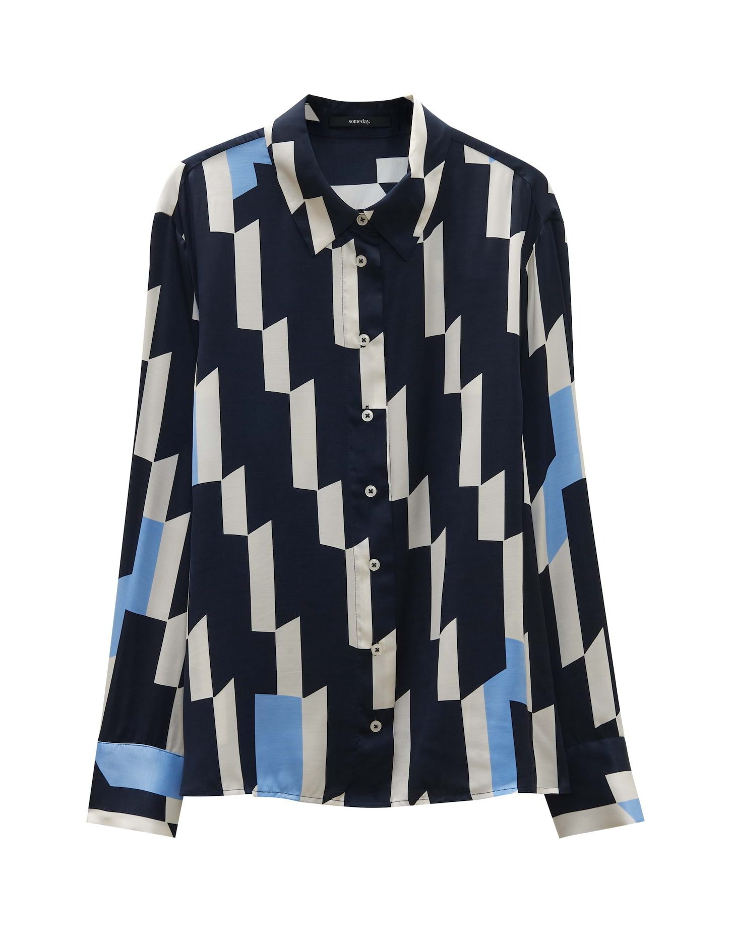someday Satinbluse Printbluse ZINNOVA Loose in günstig online kaufen