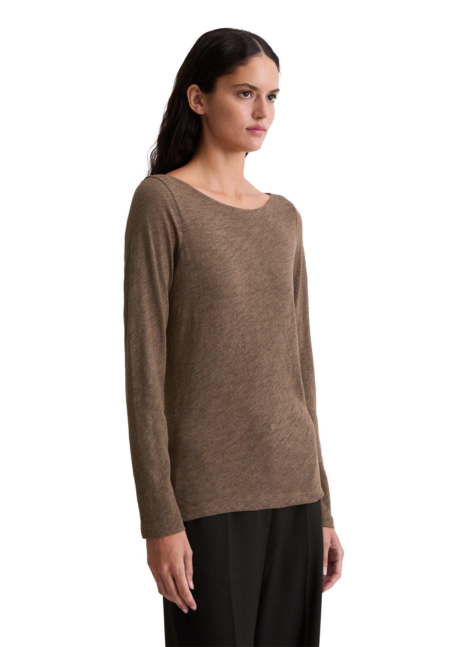 Marc O'Polo Langarmshirt aus Organic Cotton-Qualität günstig online kaufen