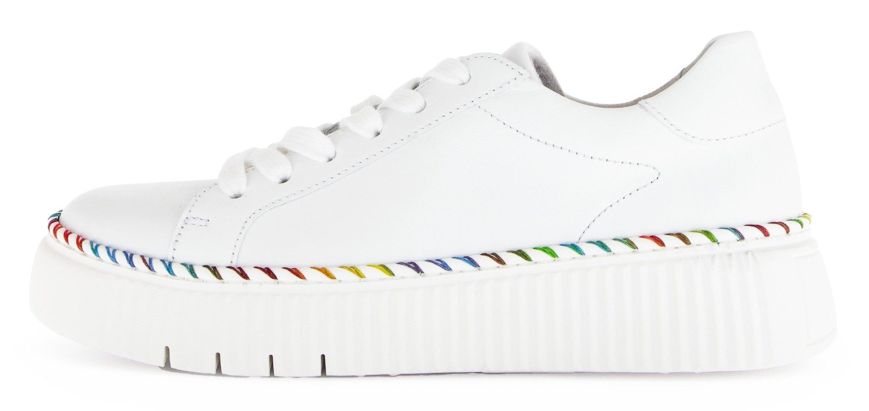 Gabor Plateausneaker, Freizeitschuh, Halbschuh, Schnürschuh mit Kontrast-Ra günstig online kaufen
