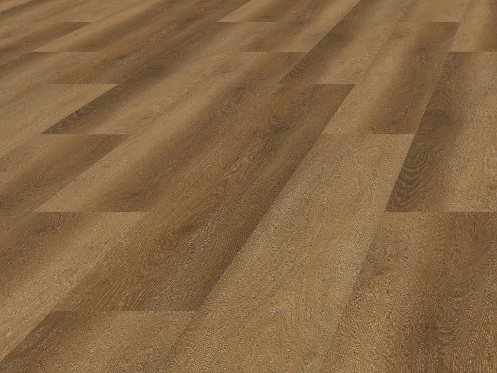 Timefloor Vinylboden Vinylboden Premium Klickvinyl Eiche Dunkelbraun Landhausdiele