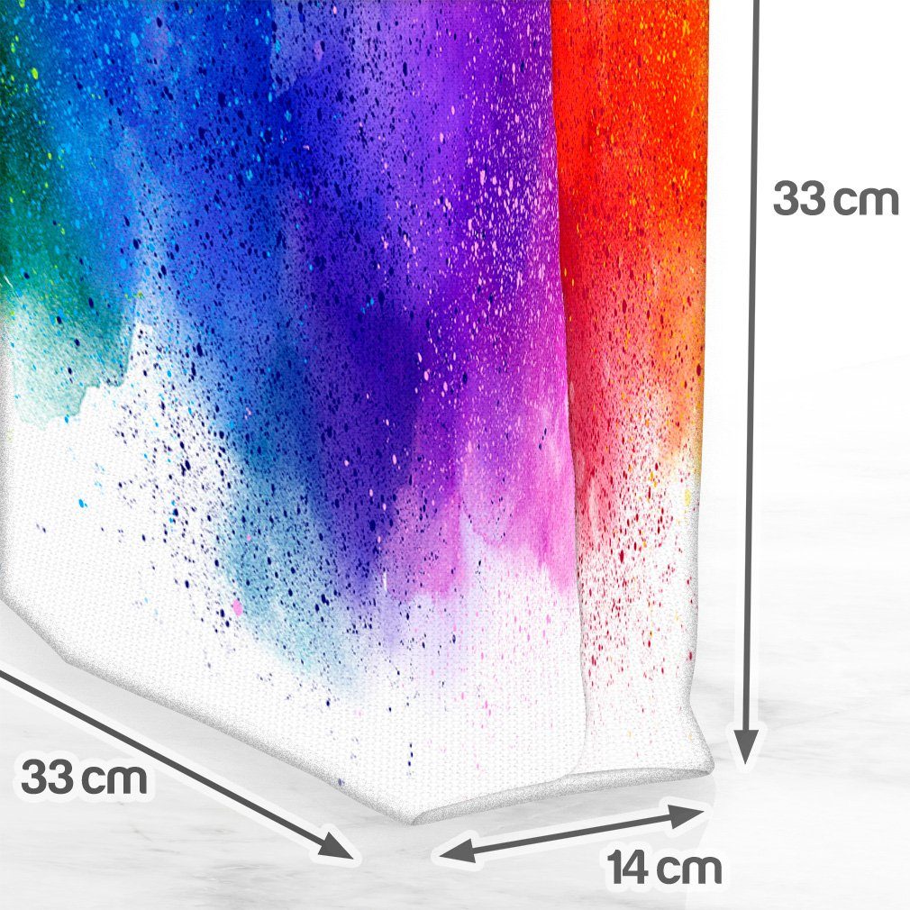 VOID Henkeltasche (1-tlg), Regenbogen Wasserfarben LGBTQ Farben bunt Sommer Gay pride flag parad