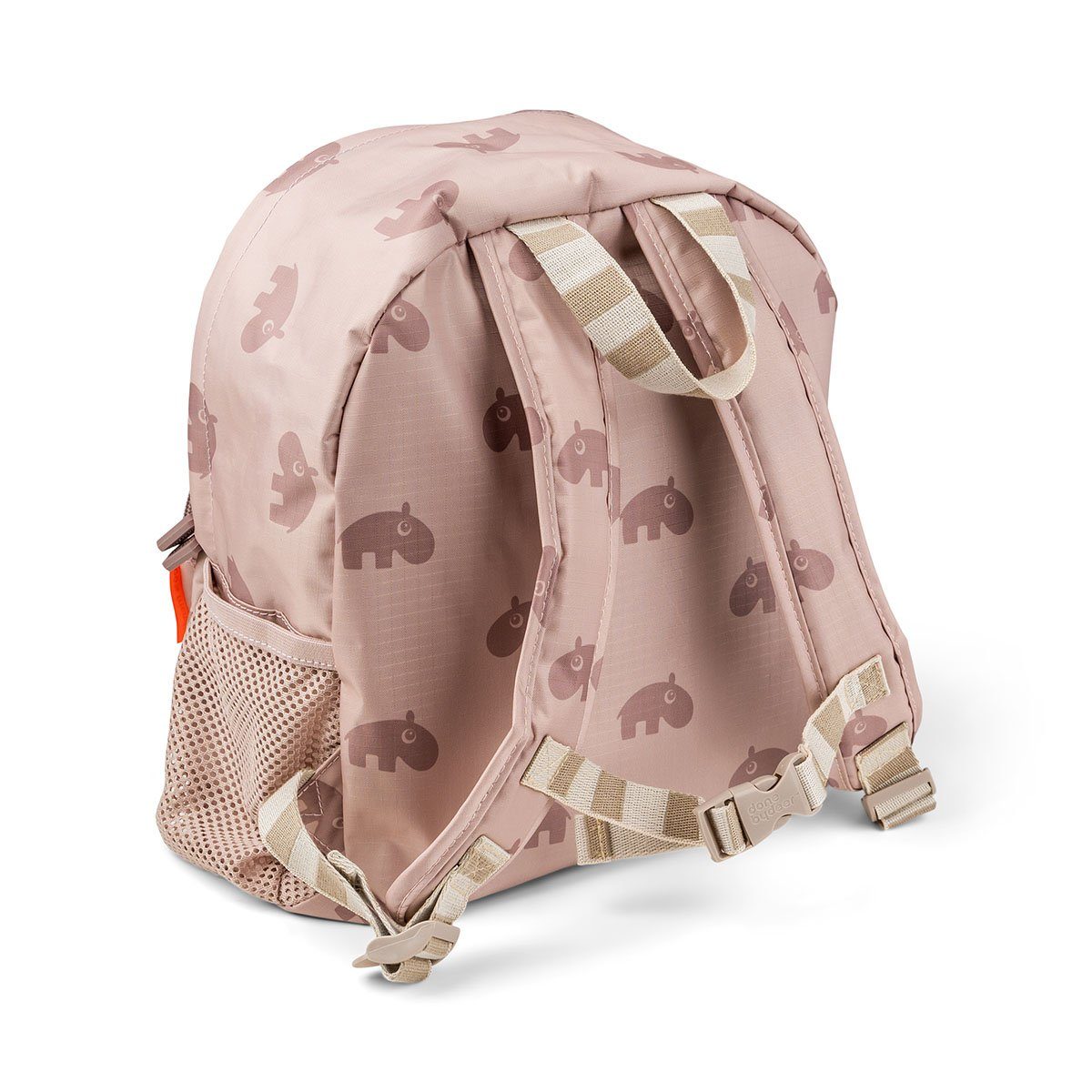 Done by Deer Kinderrucksack Kinderrucksack Ozzo Rosa Seitentaschen One-Klick-Brustgurt