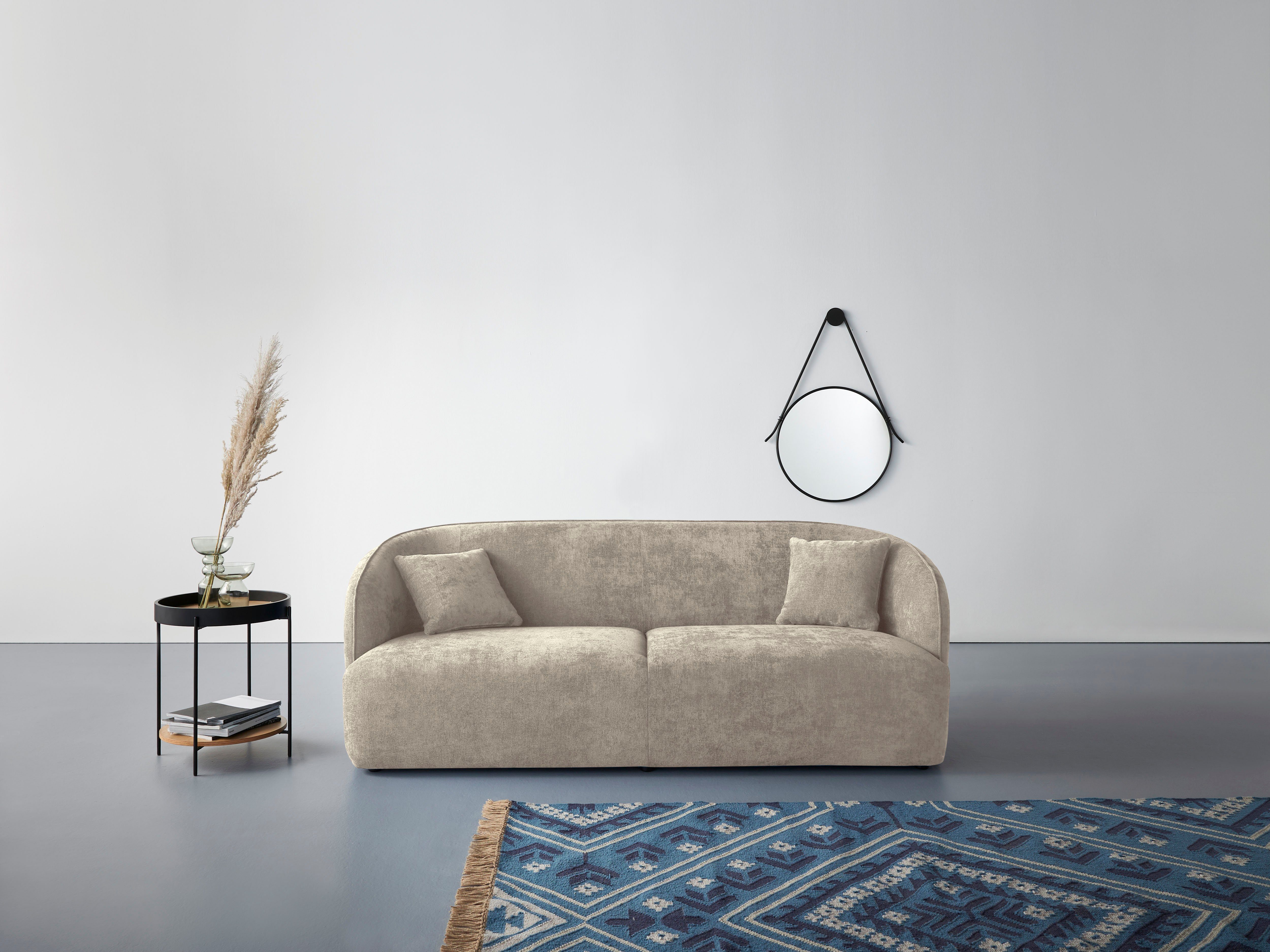 andas 3-Sitzer "Knautschzone" auch mit Bouclé-Bezug günstig online kaufen