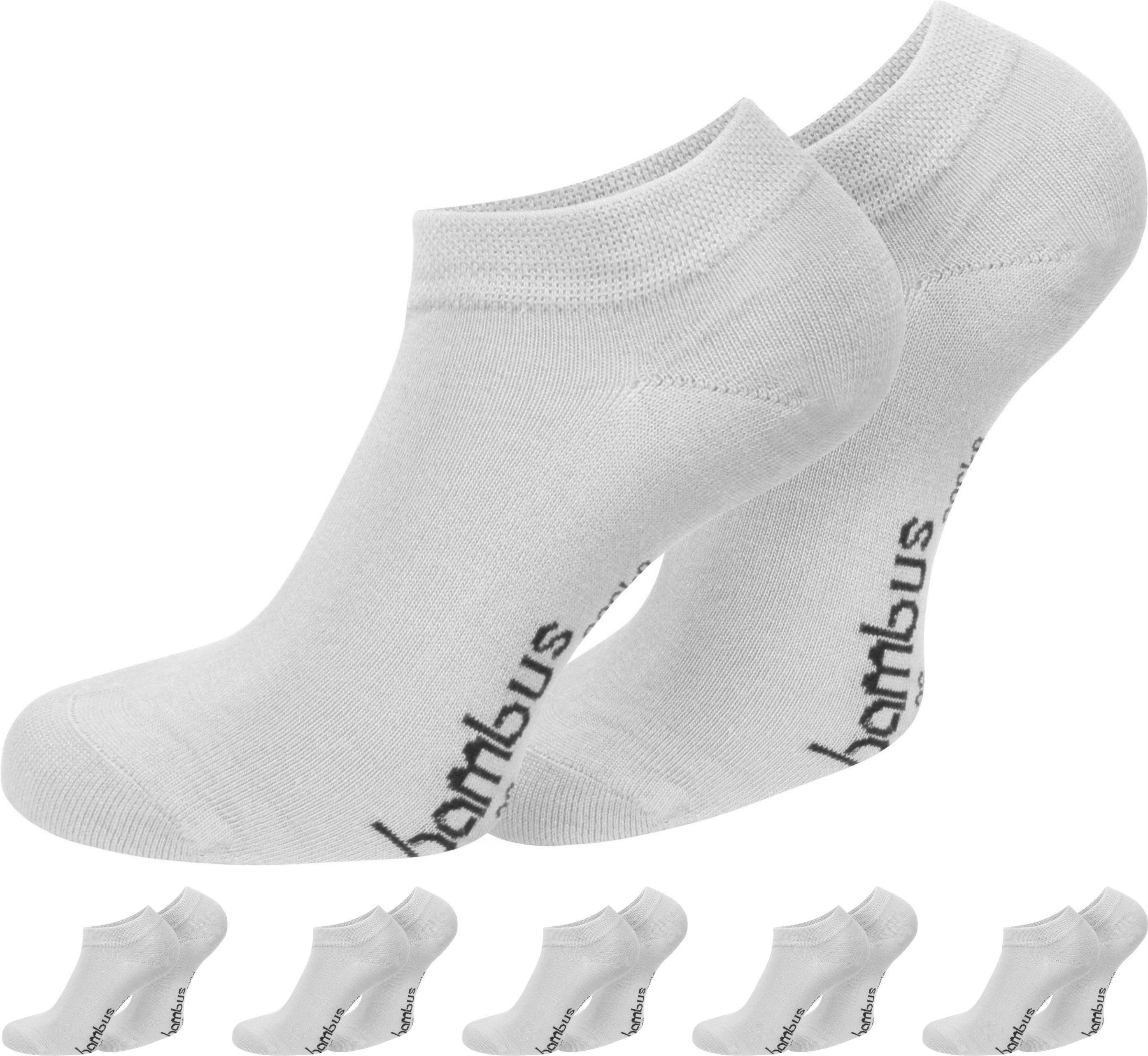 normani Sneakersocken 6 Paar Bambus-Gesundheitssocken Sneakers (6er-Set, 6 Paar) seidenweich durch Viskose