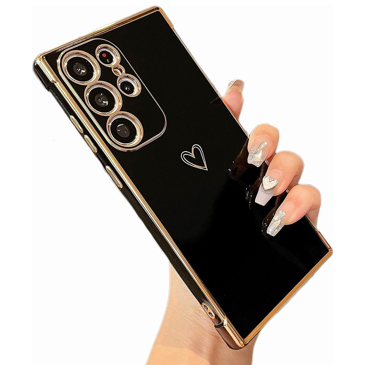 AFKSMILE Smartphone-Hülle Handyhülle für Samsung Galaxy S24/S24Ultra,S23/S23 Ultra,Sturzschutz, Stoßdämpfung und Bruchsicherheit