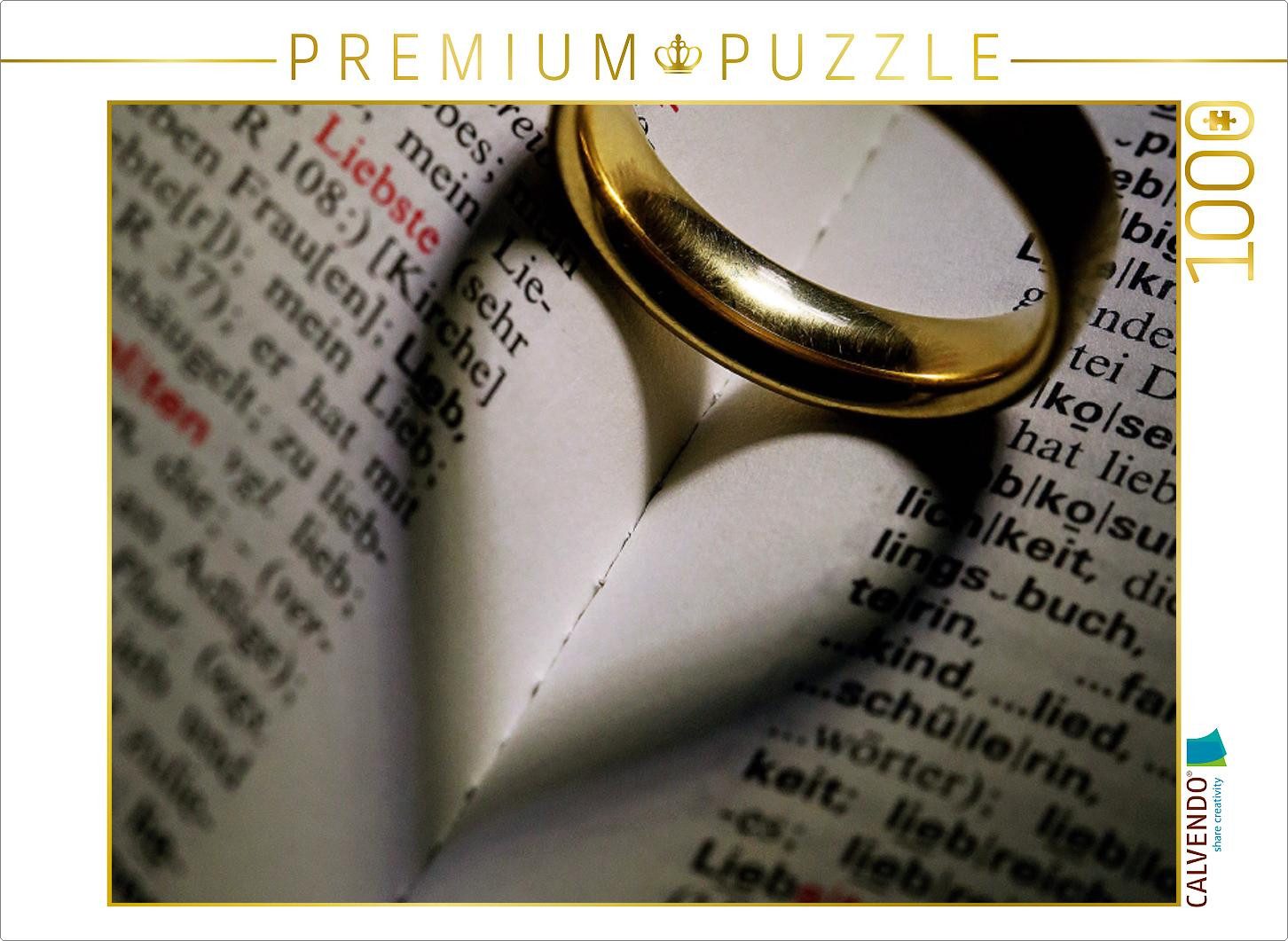CALVENDO Puzzle CALVENDO Puzzle Ich liebe dich ... 1000 Teile Puzzle quer, günstig online kaufen