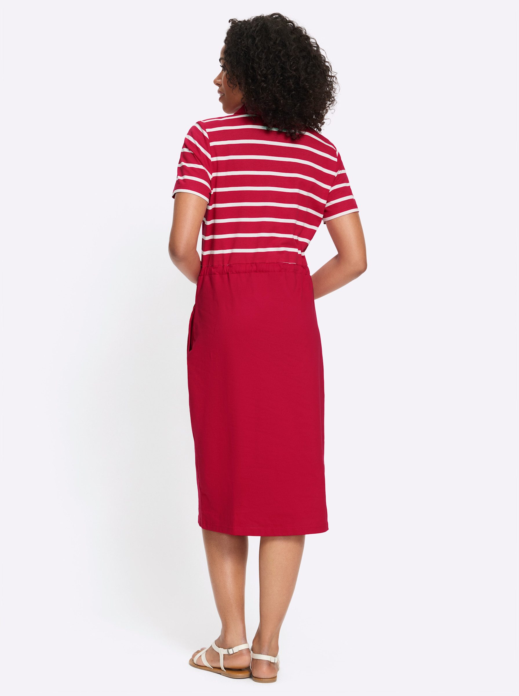 Sieh an! Etuikleid Jersey-Kleid Kurzarm