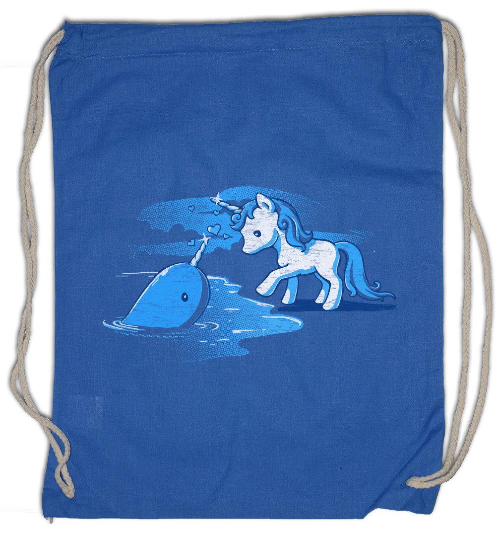 Urban Backwoods Turnbeutel Unicorn Unihorn Turnbeutel Einhorn Regenbogen Horn Rainbow Fun Fairies (1-tlg), Princess Fairytale Unicorn Whale