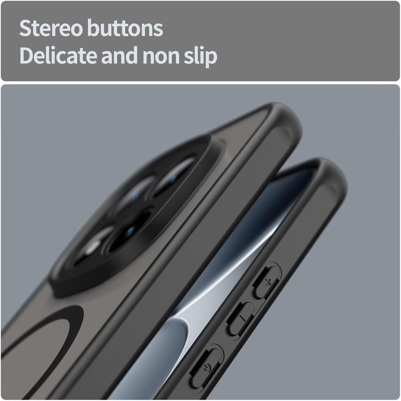 CoolGadget Handyhülle Magnet-Hülle für Xiaomi Redmi Note 15 Pro 5G Schutzhülle magnetisch 6,83 Zoll, Hülle Matt Stoßfest kompatibel mit QI-Laden Zubehör Kameras – Bild 5 von 5