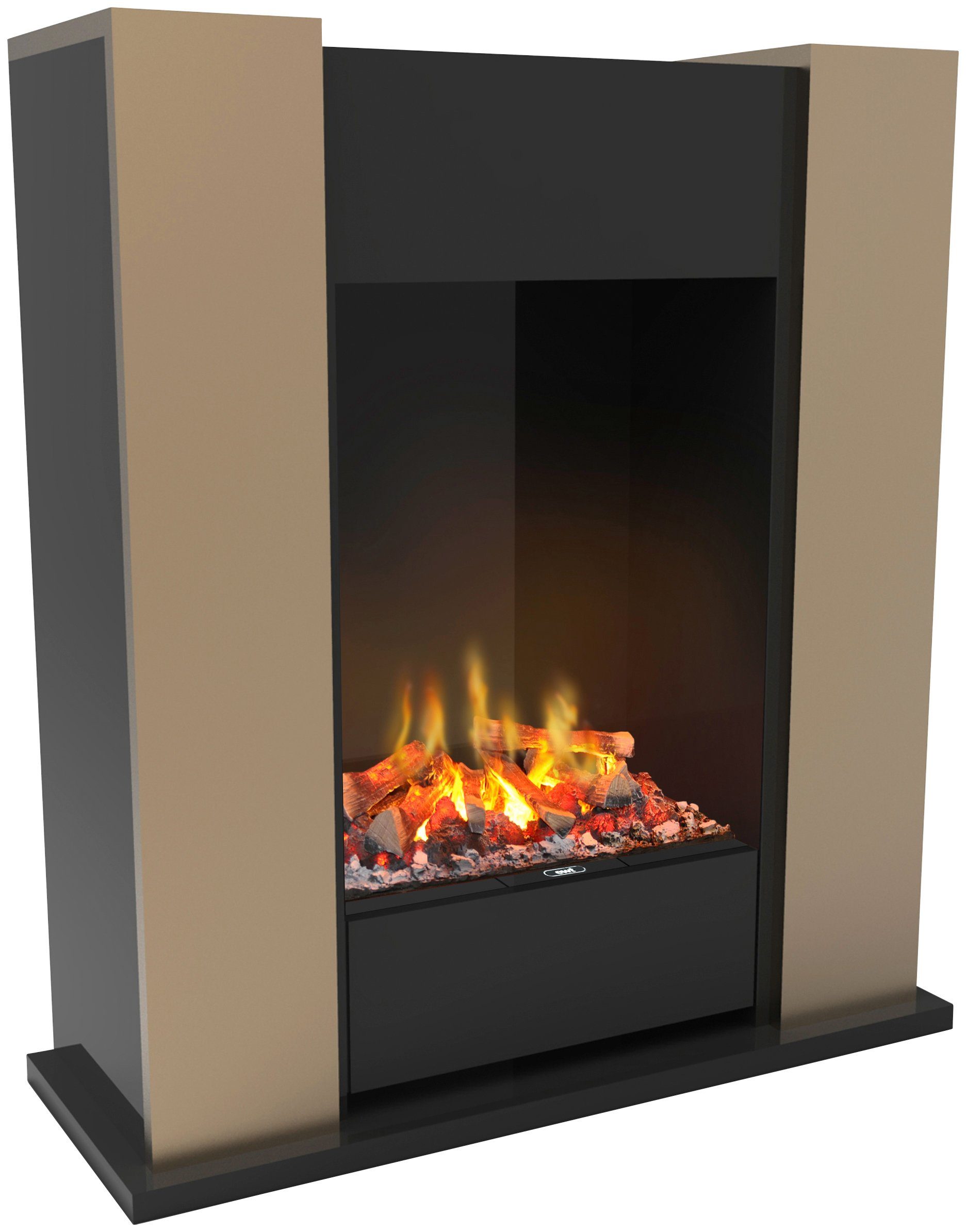 Dimplex Elektrokamin »Vivaldi«, schwarz mit bronzefarbenen
