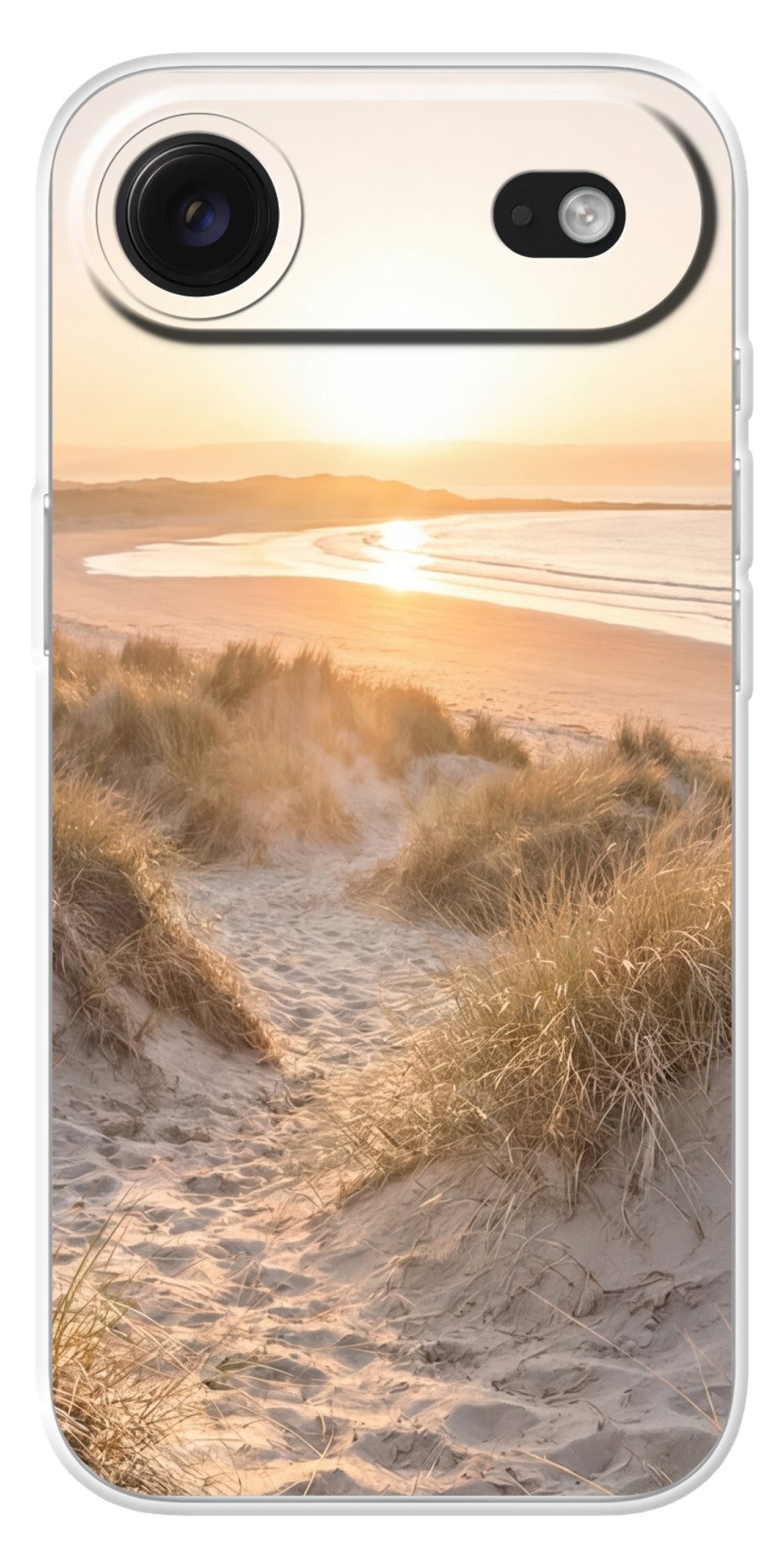 MuchoWow Handyhülle für Apple iPhone Air Dünen - Strand - Meer, Smartphone-Bumper, Print, Handy Schutzhülle Dünn