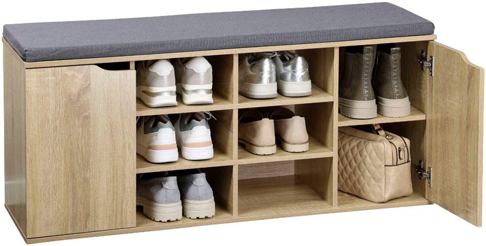 KESPER® Schuhschrank Schuhschrank mit Sitzkissen, 2 Türen, FSC – Bild 3 von 5