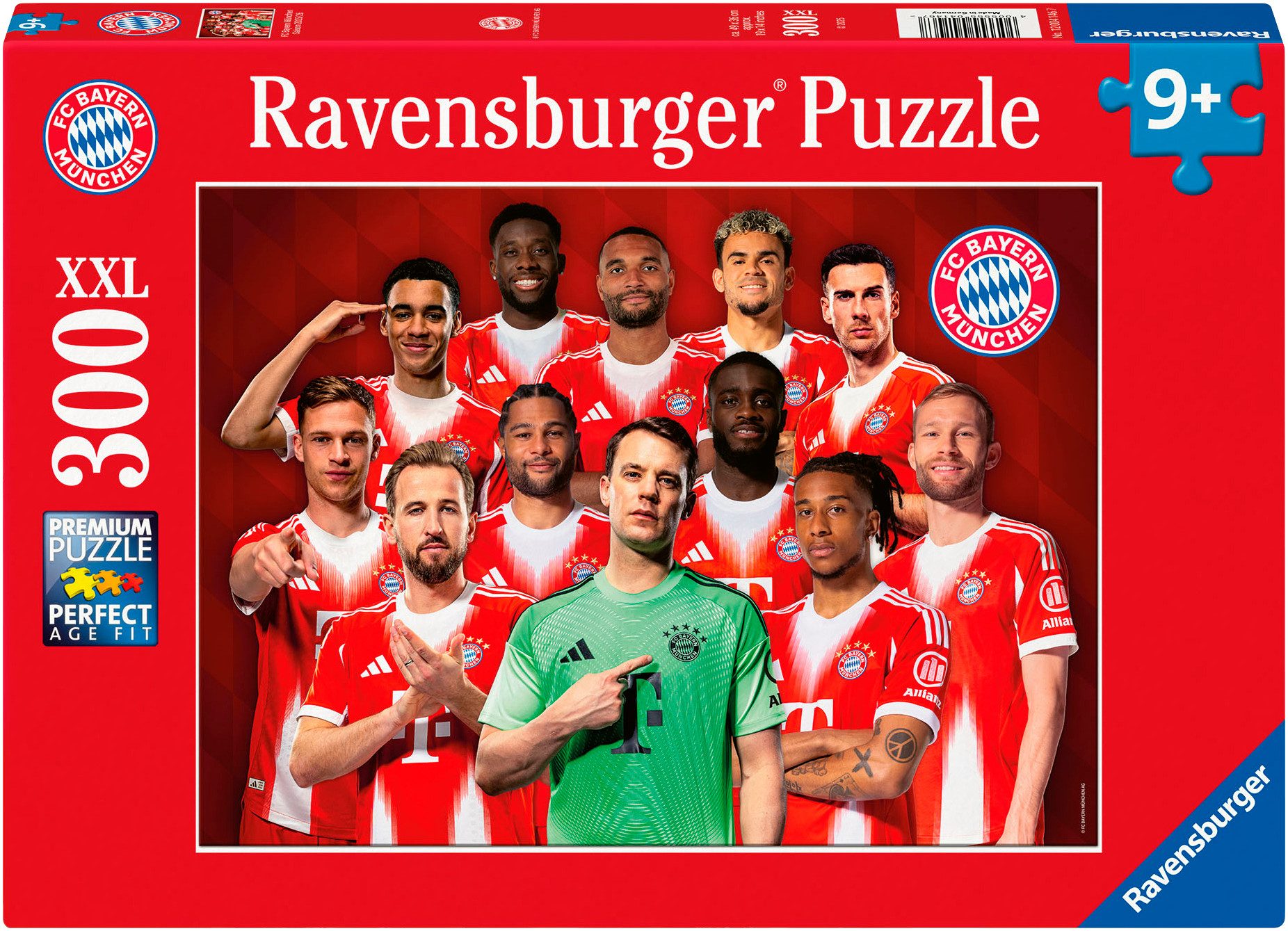 Ravensburger Puzzle FC Bayern München Saison 2025/2026, 300 Puzzleteile, Ma günstig online kaufen