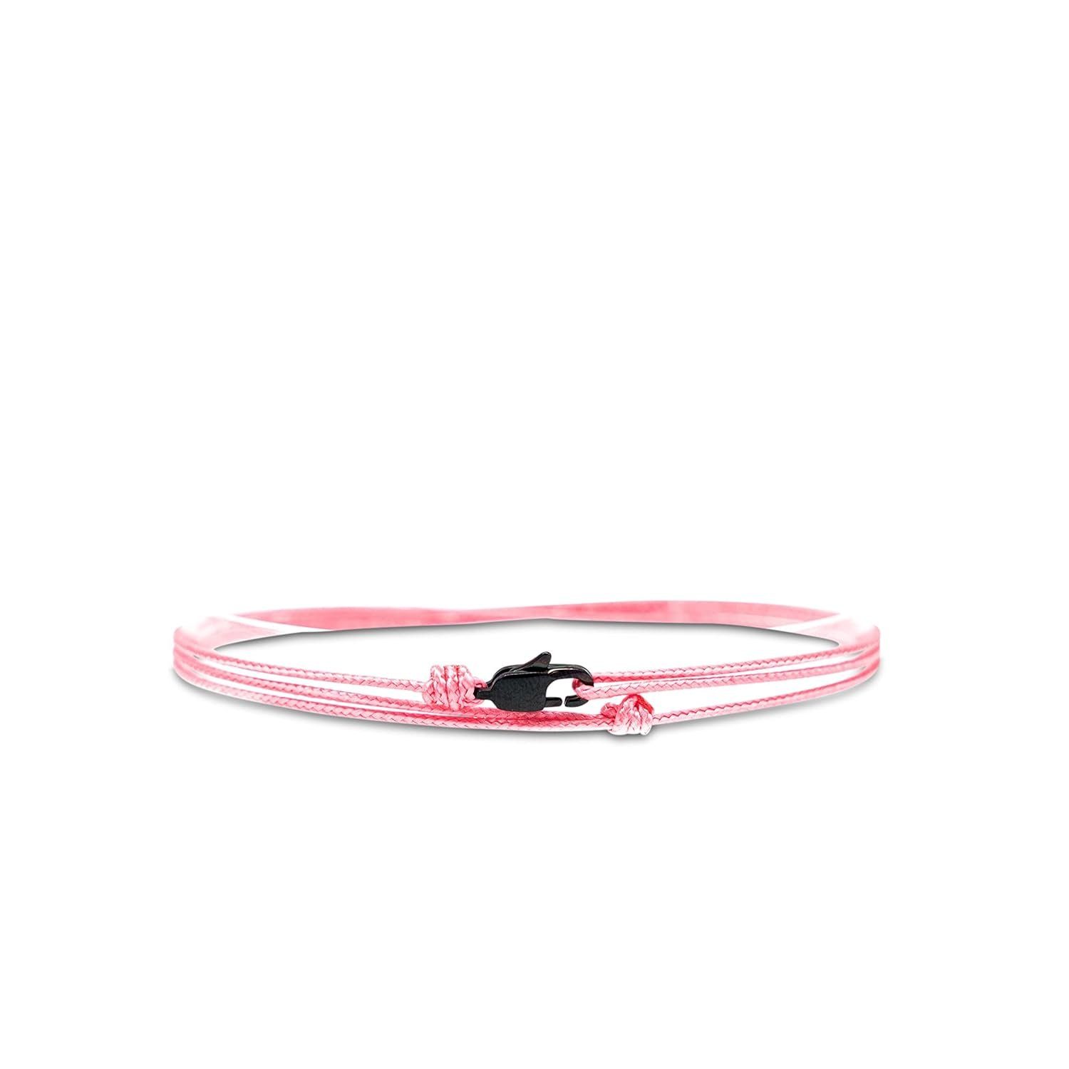 Made by Nami Wickelarmband Minimalistisches Armband mit Karabinerhaken Herren Armband Damen, Maritimes Armband Wasserfest & Verstellbar
