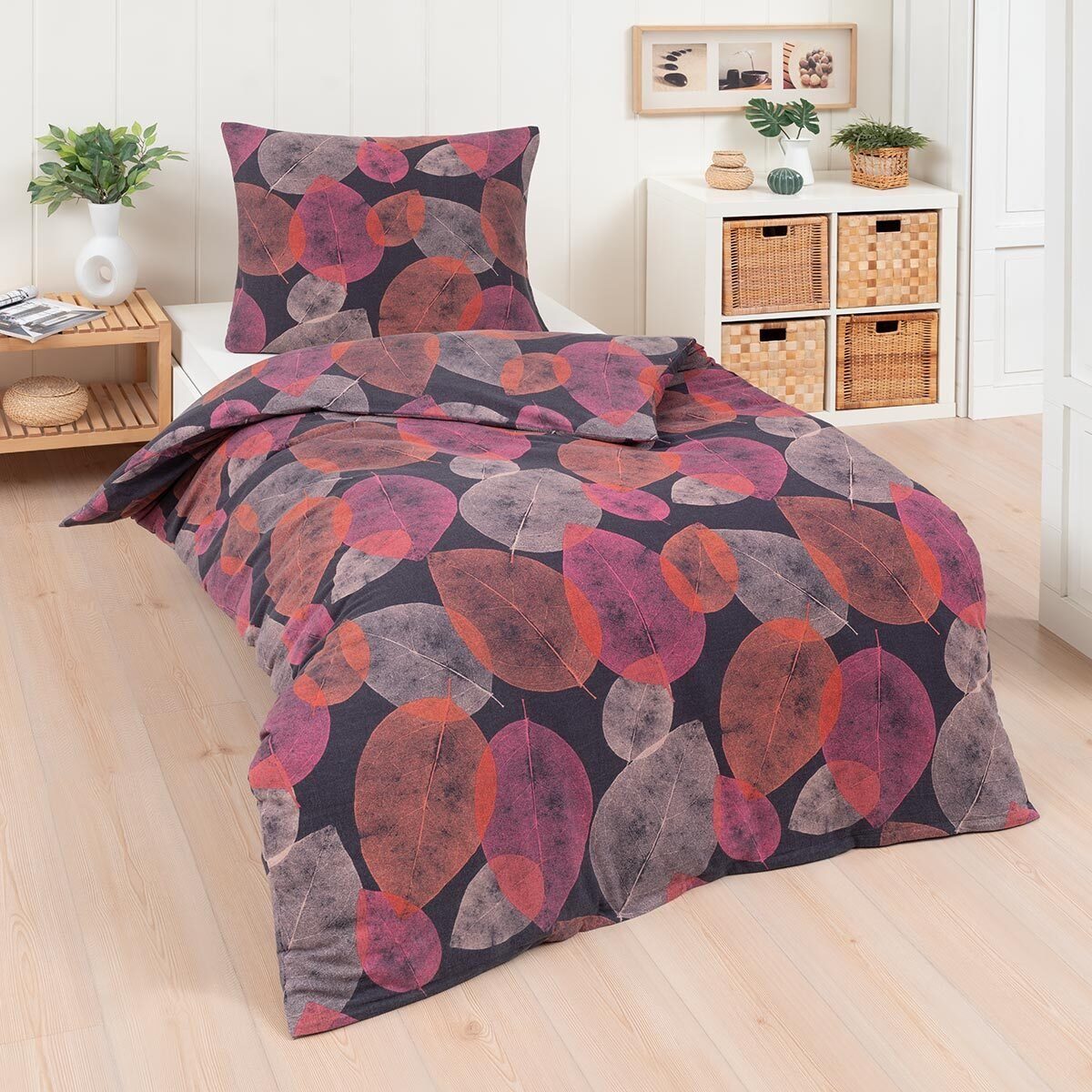 TRAUMSCHLAF Bettwäsche Carolin, Flanell, 2 teilig, flauschig weiches, flora günstig online kaufen