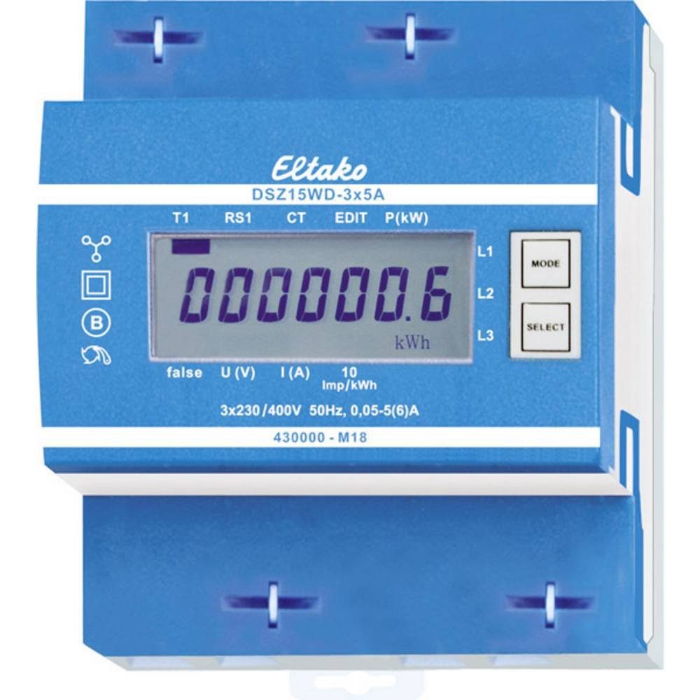 Eltako Drehstromzähler Wandler-Drehstromzähler, MID geeicht 28305015