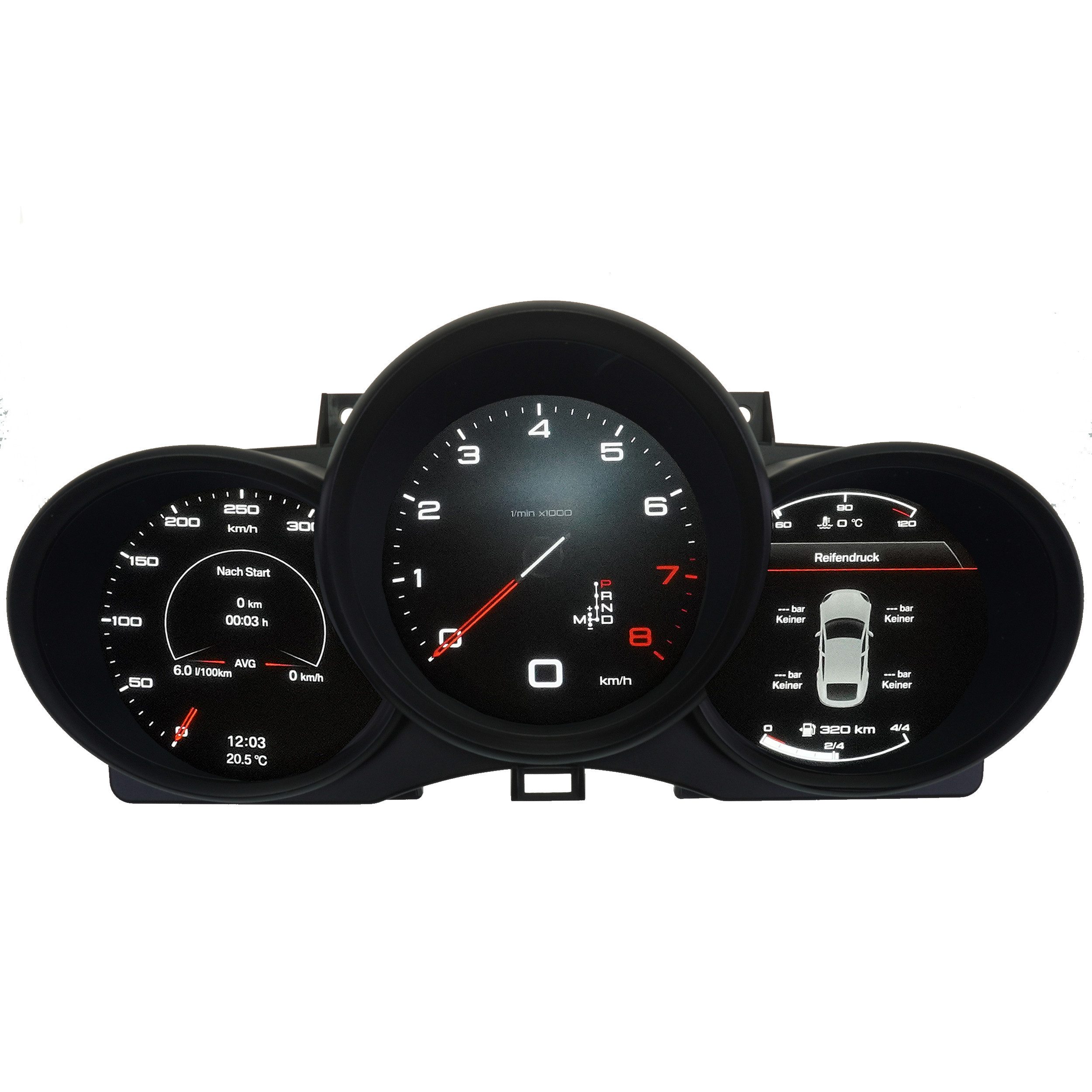 Tachometer Für Porsche Boxster 2016 - 2022 Digital Tacho Kombiinstrument LED