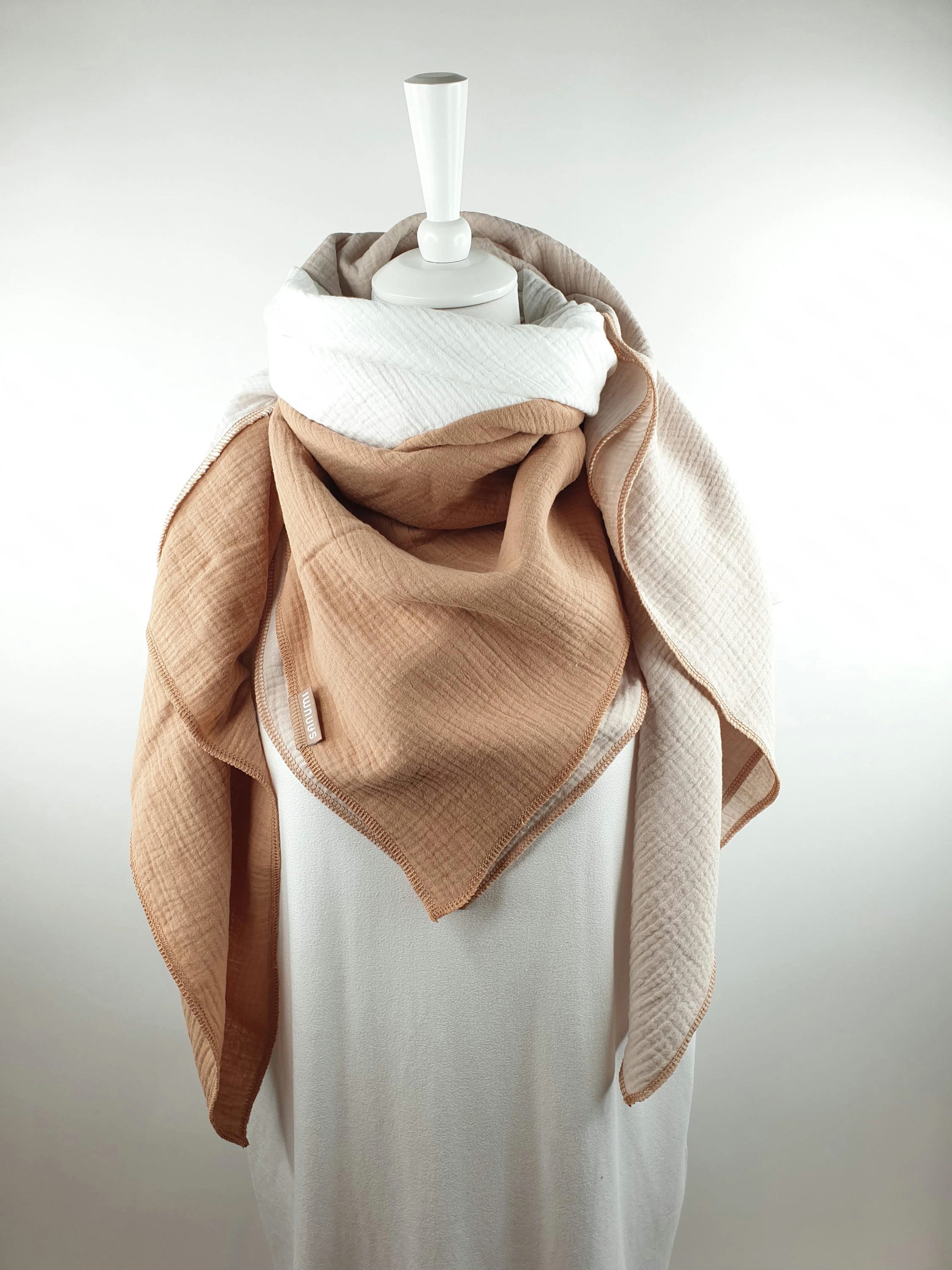 sanumi Halstuch musselintuch mehrfarbig