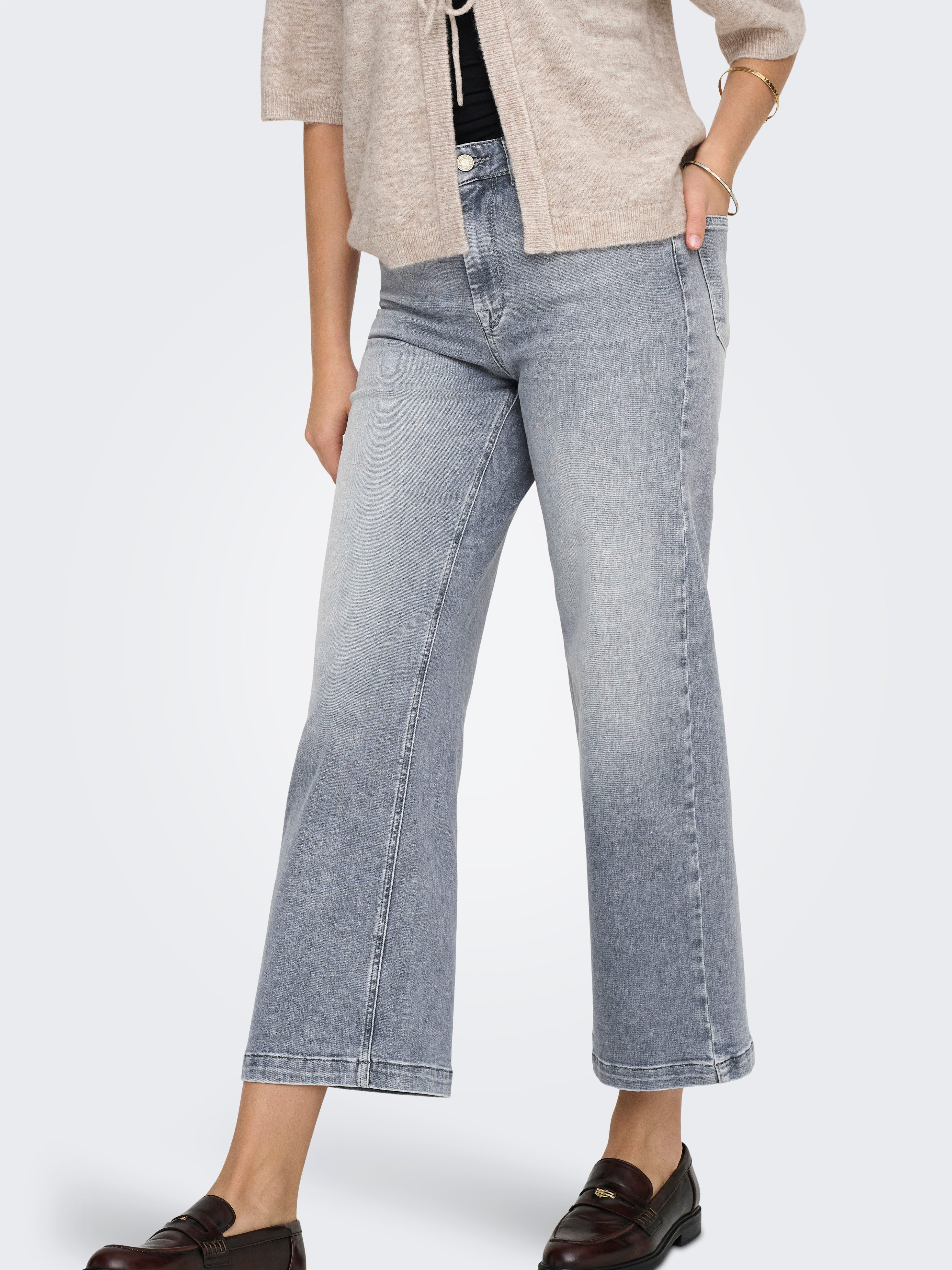 ONLY High-waist-Jeans ONLMADISON BLUSH HW CP WD DNM REA293NOOS hohe Taille, günstig online kaufen