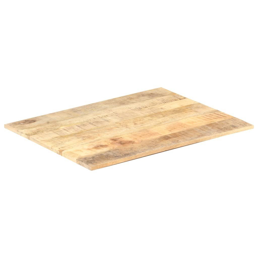 furnicato Tischplatte Massivholz Mango 15-16 St) mm 90x70 cm (1