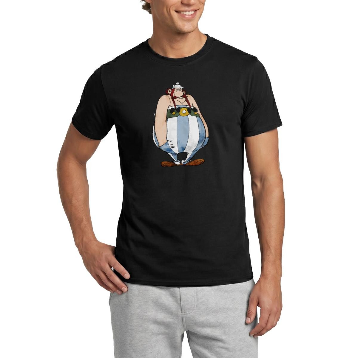 Spreadshirt T-Shirt Asterix & Obelix Bockig Männer T-Shirt (1-tlg)