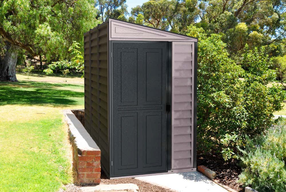 DURAMAX Gerätehaus DURAMAX Kunststoff-1,2x2,4m, BxT: 120x240 cm
