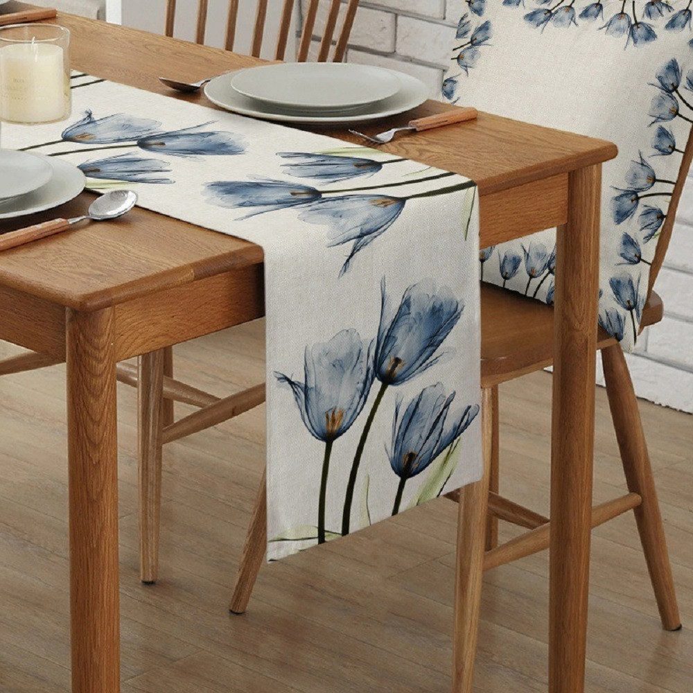 BYSURE Tischläufer (1-tlg), Tischläufer Sommer Blumen günstig online kaufen