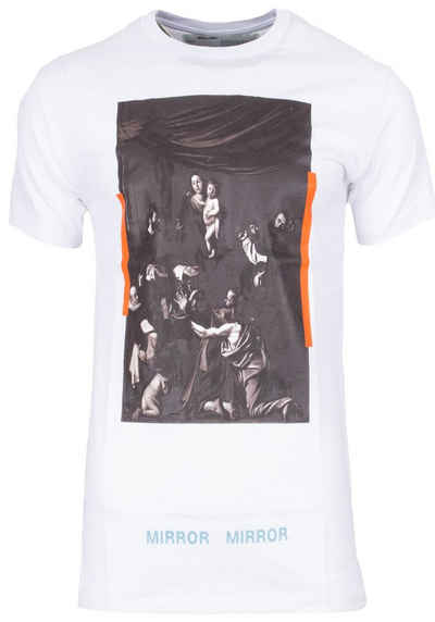 OFF-WHITE T-Shirt Off White Herren T-Shirt Mca Caravaggio