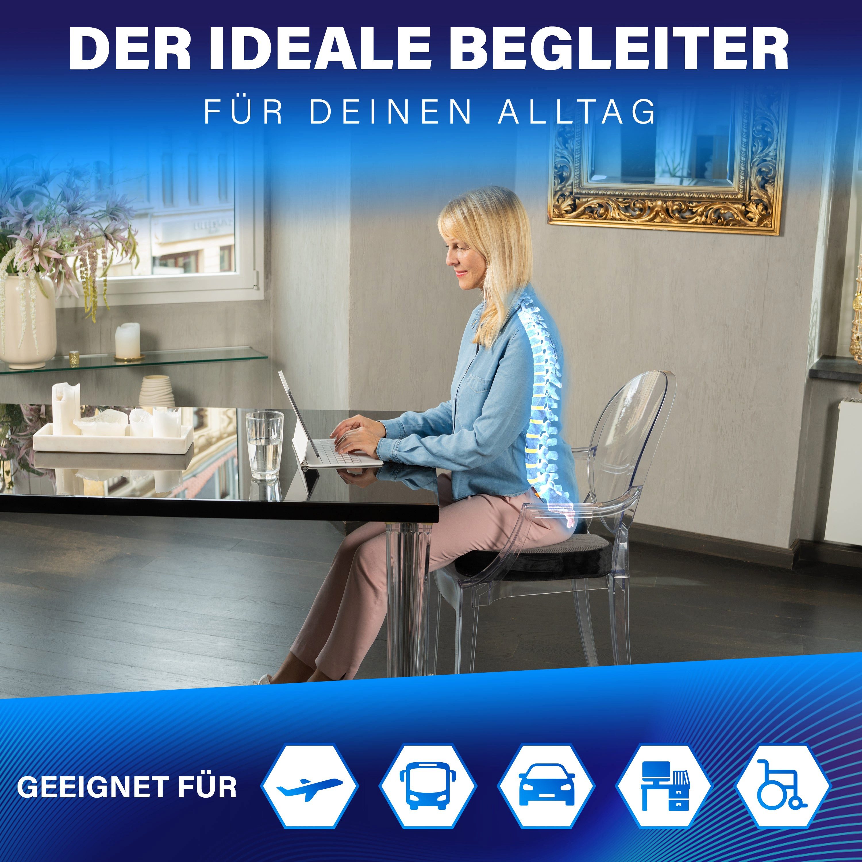 Healthfix Steißbeinkissen Healthfix Sitzkissen