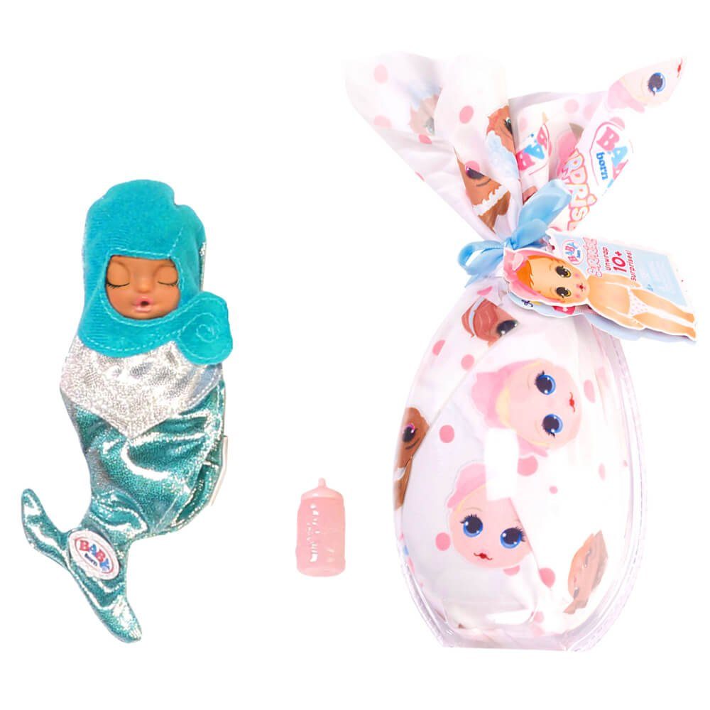 Zapf Creation® Babypuppe Zapf BABY Born Surprise Serie 2 - Sammelpuppe - Puppe 3. Neblige Meerj, BABY Born Surprise - Puppe 3. Neblige Meerjungfrau