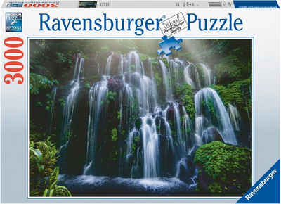Ravensburger Puzzle Wasserfall auf Bali, 3000 Puzzleteile, Made in Germany, FSC® - schützt Wald - weltweit