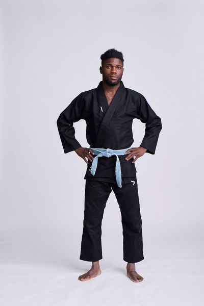 IPPONGEAR Karateanzug Rookie BJJ Brazilian Jiu Jitsu Anzug (Jacke, Hose und Gürtel), 350gr/m² Stoffdichte I Reißfestes Material