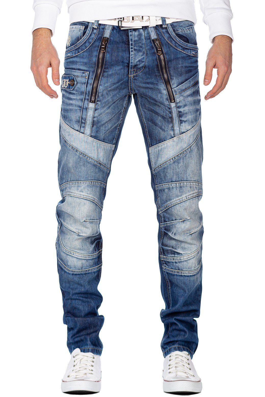 Cipo & Baxx 5-Pocket-Jeans Biker Hose günstig online kaufen