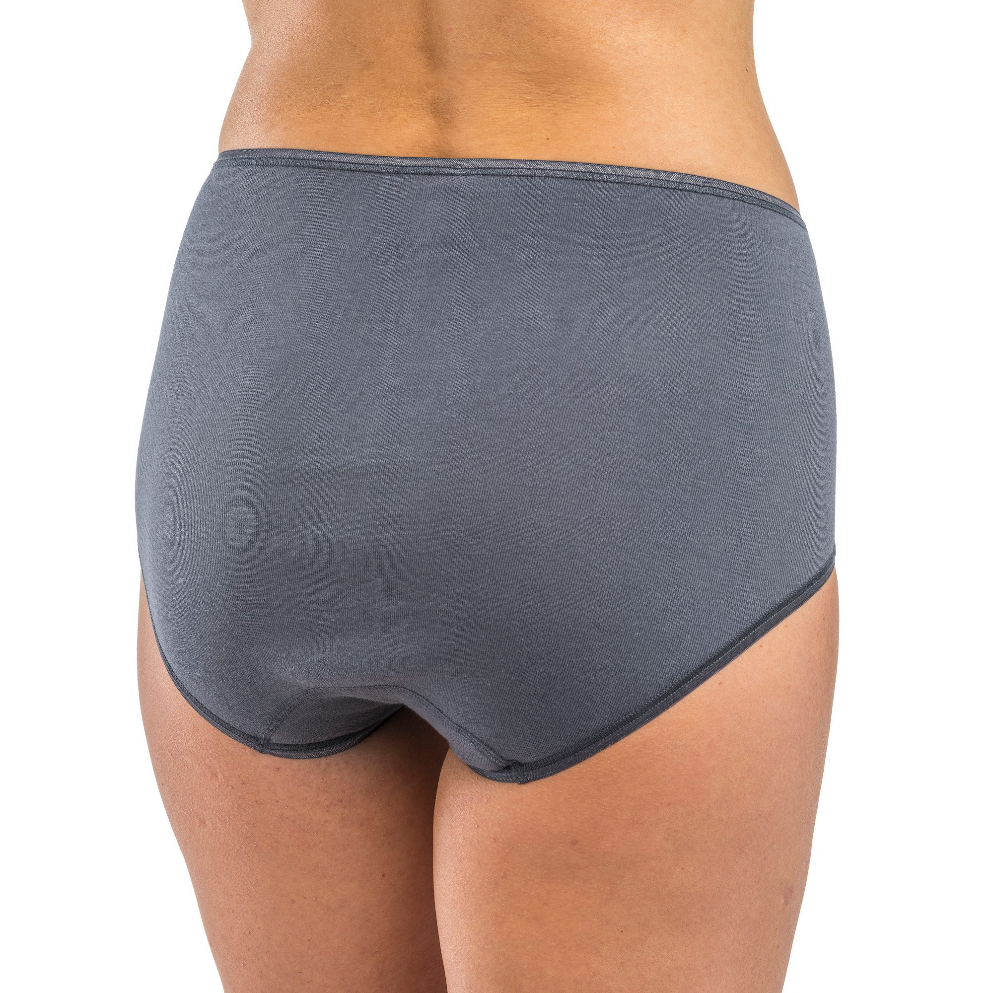 HERMKO Maxislip 17011 (Pack, 3er) Baumwolle/Modal, softweicher Maxislip mit elastischen Abschlüssen