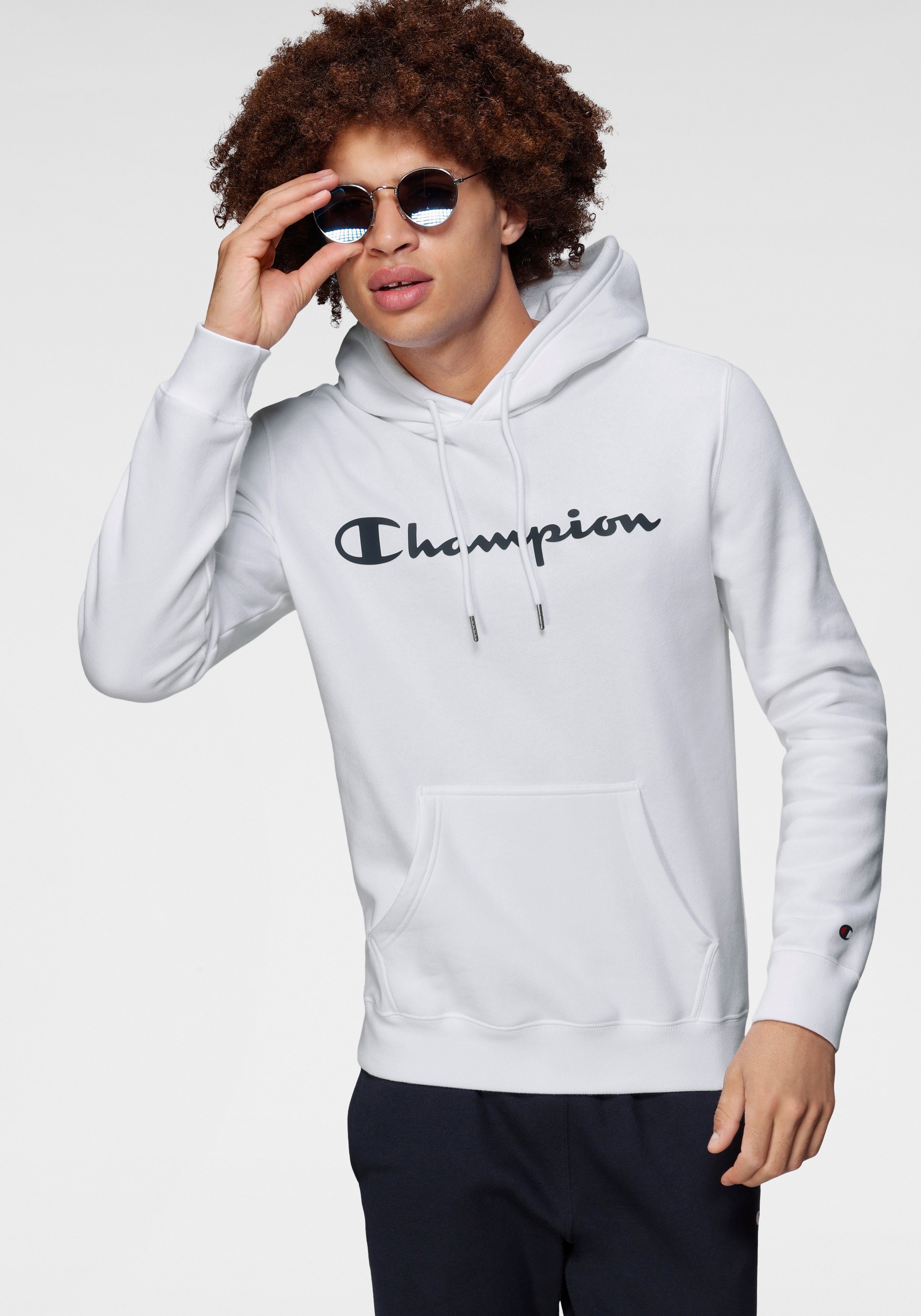 Champion Kapuzensweatshirt Hooded Sweatshirt weiß
