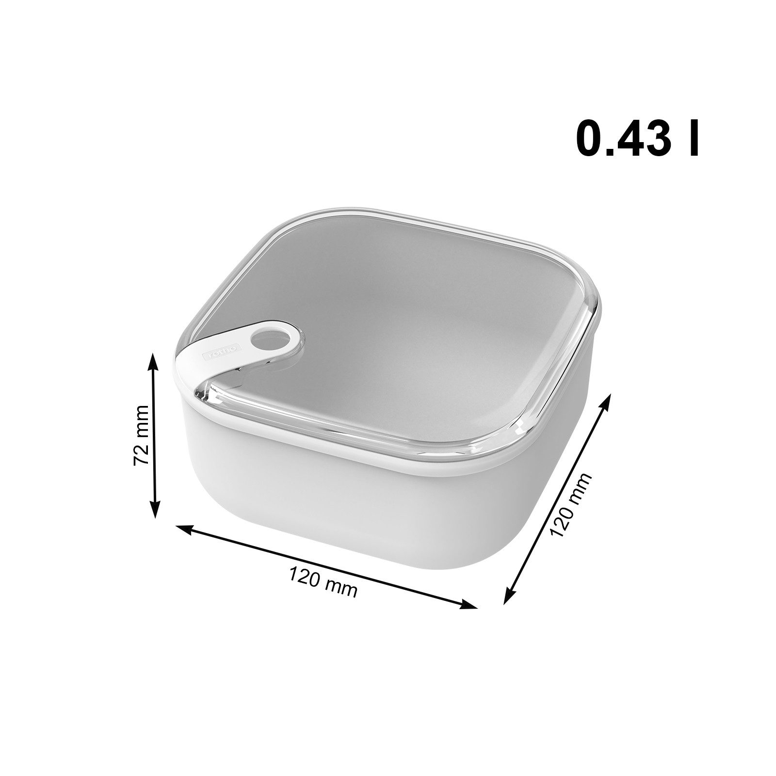 ROTHO Aufbewahrungssystem 3er- Set Lunchboxenset ELA, Lebensmittelechter Kunststoff, (3er-Set, Lunchboxenset), auslaufsicher und luftdicht