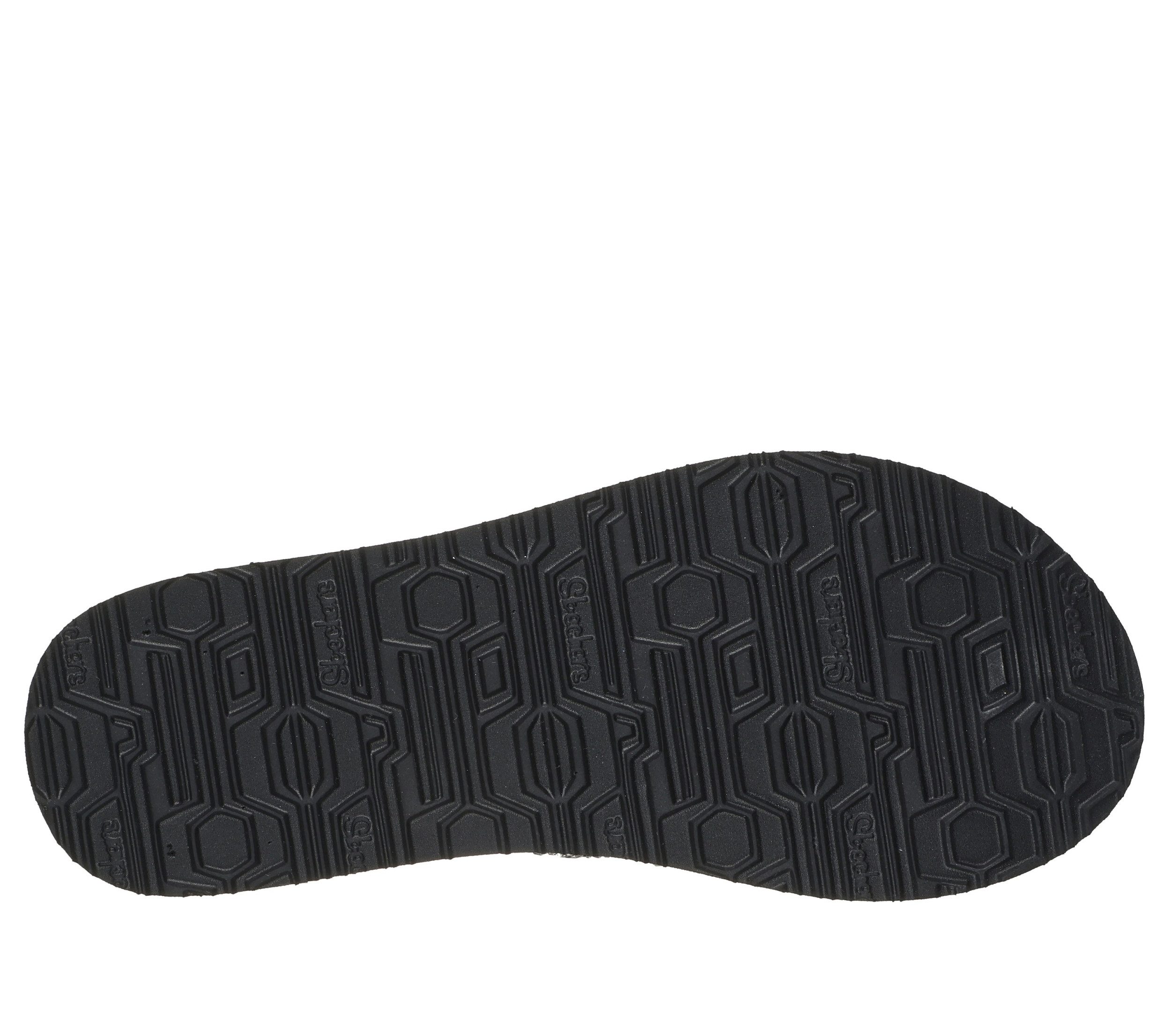 Skechers MEDITATION-BUTTERFLY GARDEN SCHWARZ Outdoorsandale günstig online kaufen