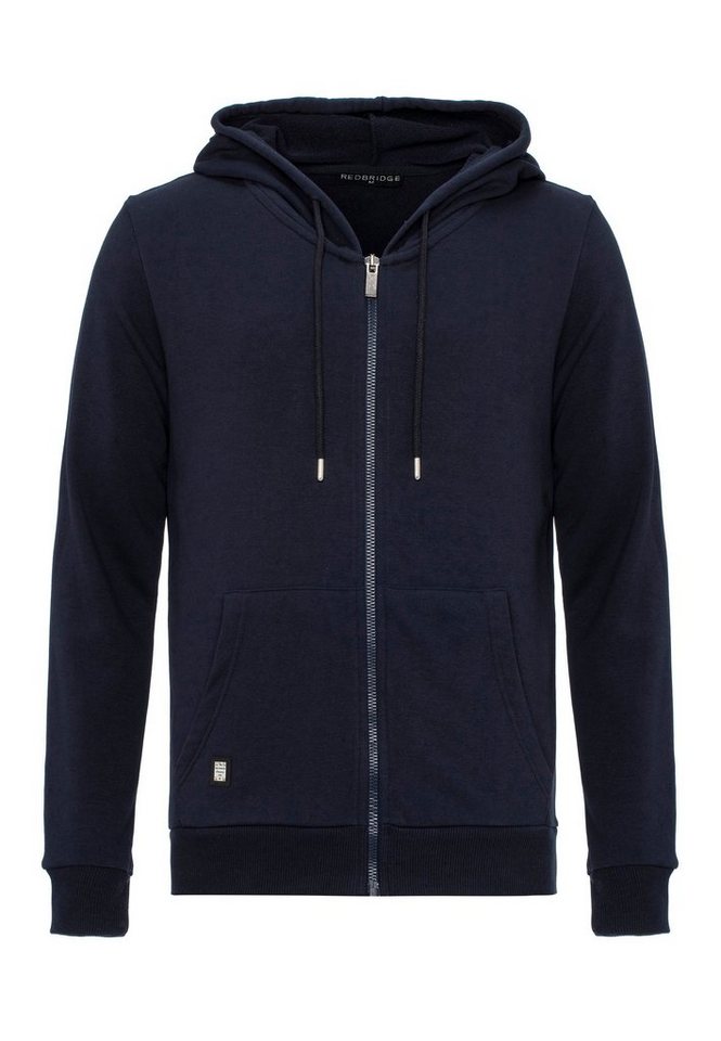 RedBridge Kapuzensweatjacke Kapuzensweatjacke mit Reißverschluss und Kängurutaschen