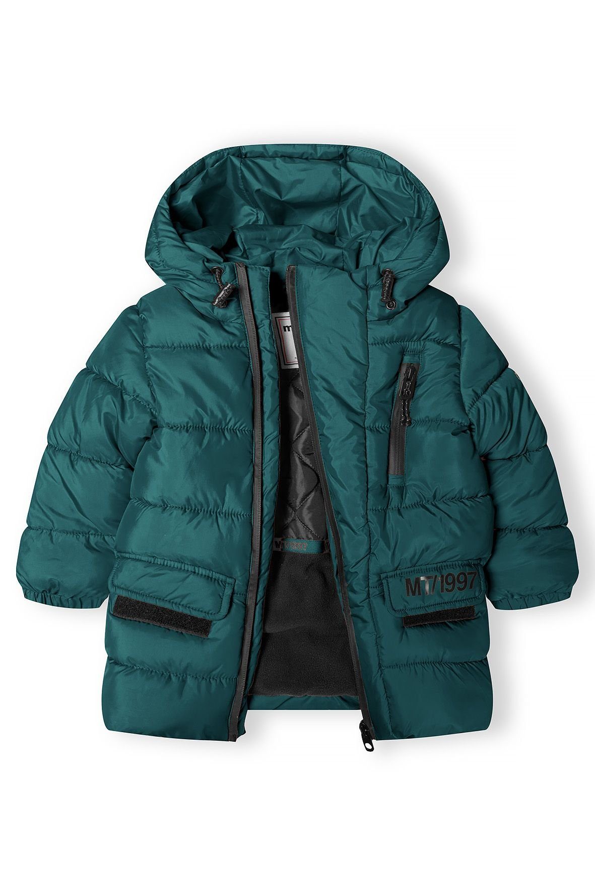 gefüttert Winterjacke warm (3-14y) MINOTI Grün