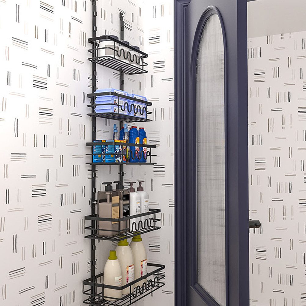 GarveeMore Küchenorganizer-Set Über der Tür Speisekammer Veranstalter, Metall hängenden Gewürzregal, Pantry Tür Organizer Regale Multi-Tier über die Tür für Küche Bad