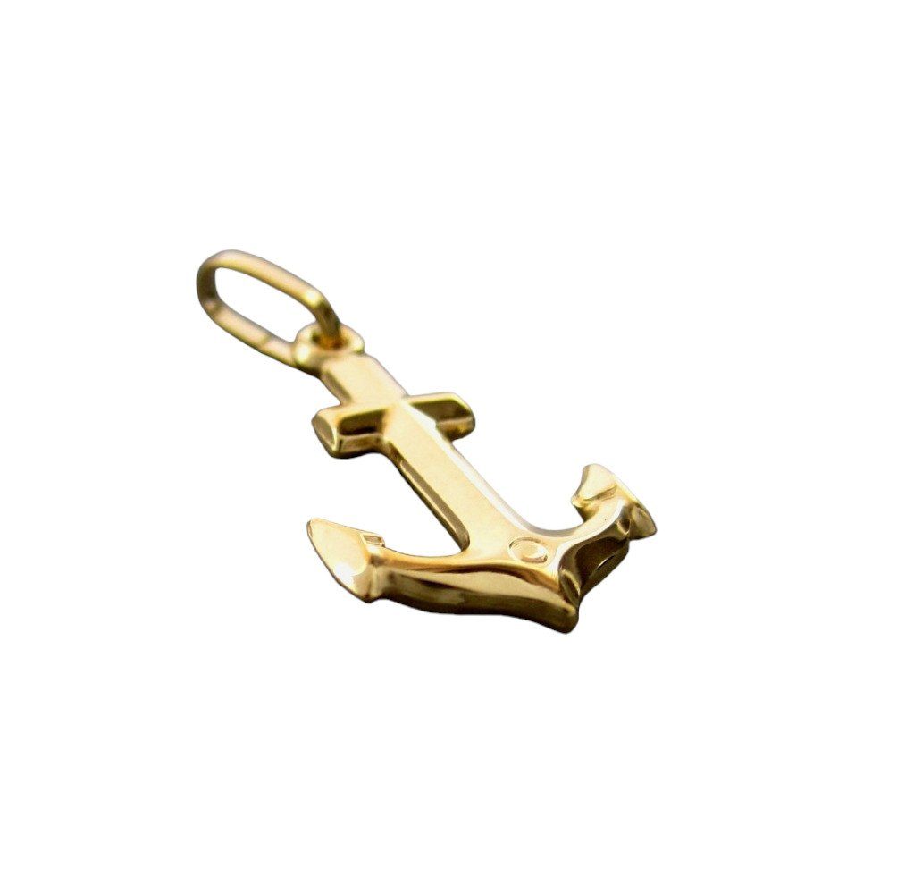 NICEANDnoble Kettenanhänger 585er Gelbgold Kettenanhänger Anker, 585er Gelb günstig online kaufen