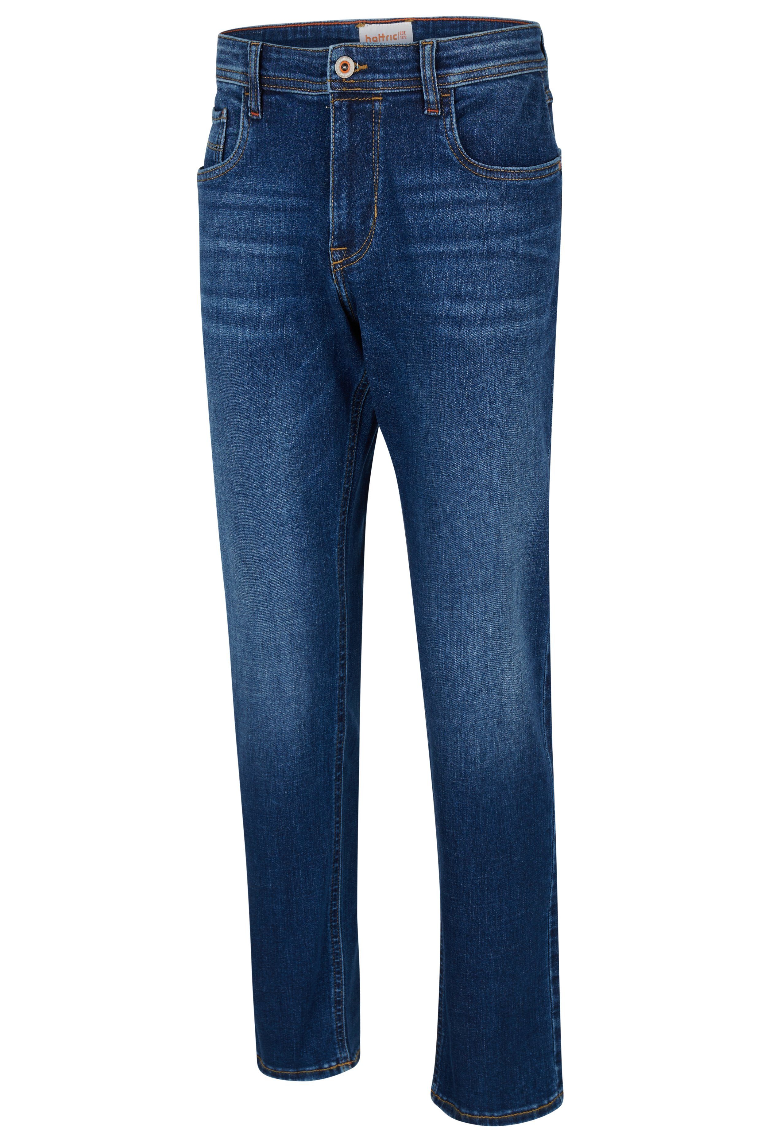 blue Slim-fit-Jeans Hattric