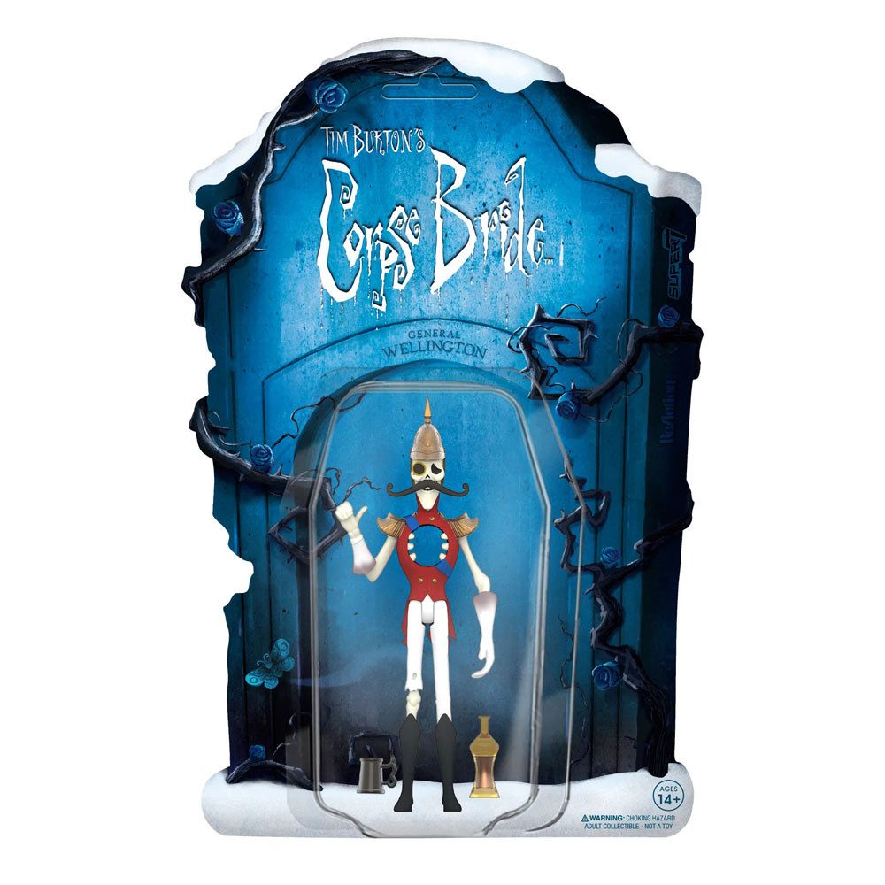 Super7 Actionfigur Corpse Bride General Wellington 3 3/4-Inch ReAction Actionfigur