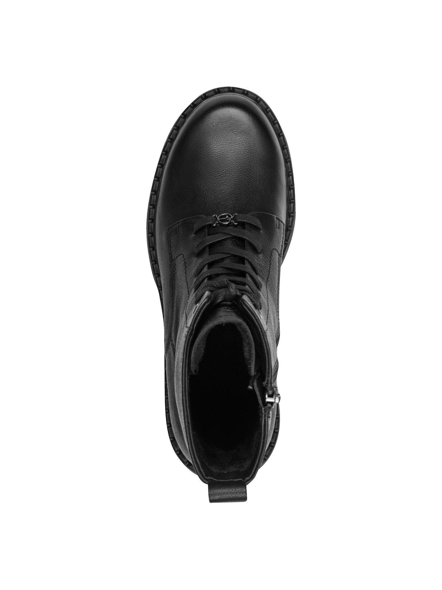 Tamaris TOUCH-IT aus Leder kein Absatz 1-25214-47 Schnürstiefelette TOUCH-IT