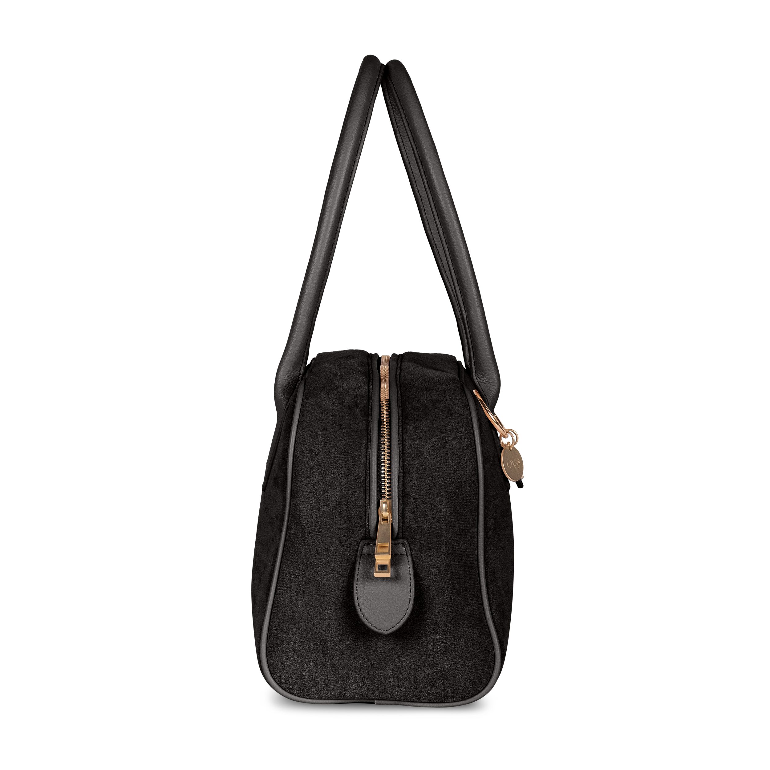 Cas8 Handtasche Rike 35594 - vegane Schultertasche in Wildleder-Optik