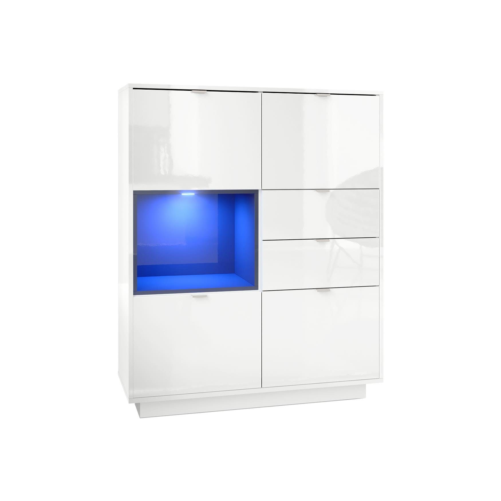Vladon Highboard Metro (Highboard, mit 4 günstig online kaufen