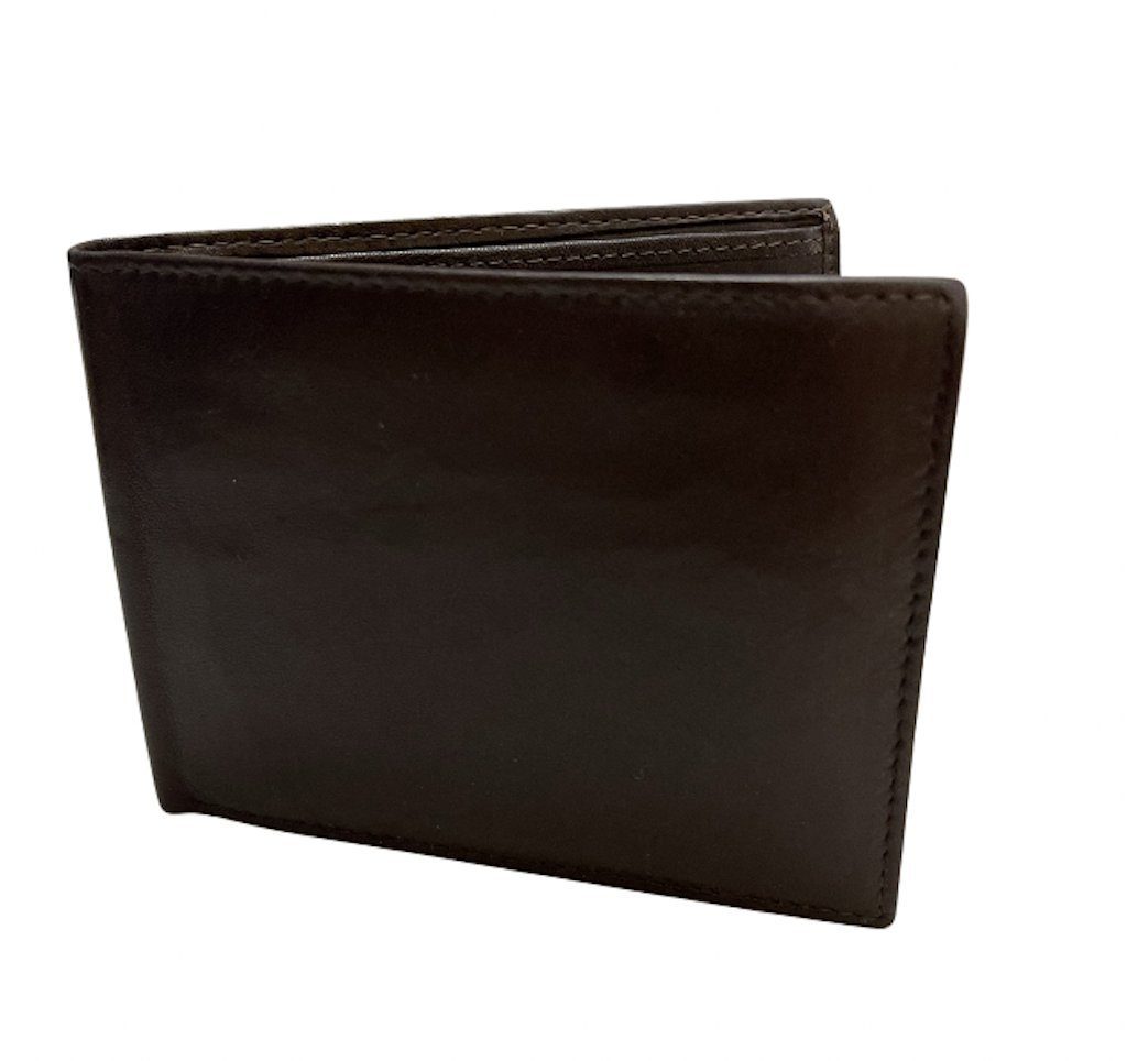 BZNA Brieftasche Herren Geldbörse Leder Kartenfächer, Leder